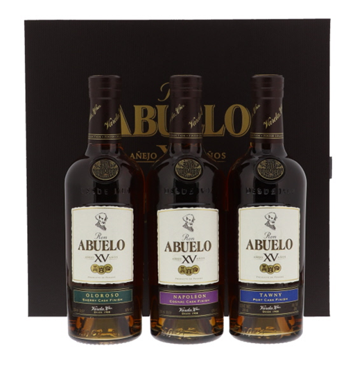 Image sur Abuelo Anejo XV Anos Finish Collection 3 x 20 cl 40° 0.6L