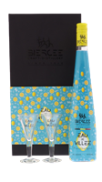 Image de Eau de Villée Distillerie de Biercée Ecrin Prestige + 2 Verres 40° 0.7L