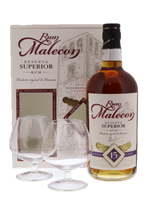 Image de Malecon Reserva Superior 15 Years + 2 Verres 40° 0.7L