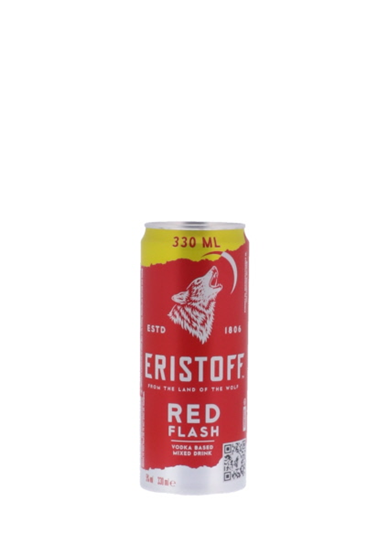 Image sur Eristoff Red Flash Cans 5° 0.33L