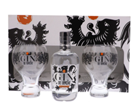 Image de Gin de Binche + 2 Verres 40° 0.35L