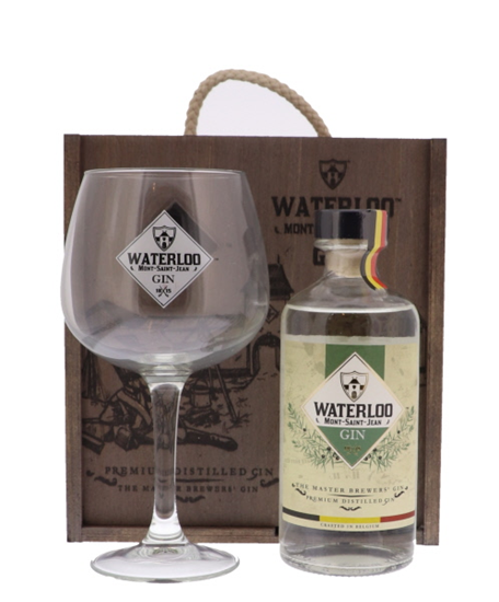 Image sur Waterloo Gin + Verre 42° 0.5L