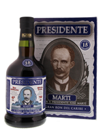 Image de Presidente Marti 15 Years Rum 40° 0.7L