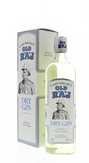 Image sur Cadenhead's Old Raj Gin Blue 55° 0.7L