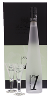 Image de Poire Williams N°1 Distillerie de Biercée Ecrin Prestige + 2 Verres 43° 0.7L