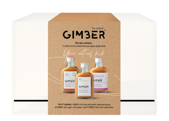 Image sur Gimber Symphony Box 20 cl (N°1 Original + N°2 Brut + S°1 Sweet Lilly)  0.6L