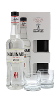 Image de Sambuca Molinari + 2 Verres 40° 0.7L