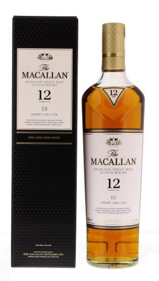 Image sur Macallan 12 Years Sherry Oak Cask 40° 0.7L