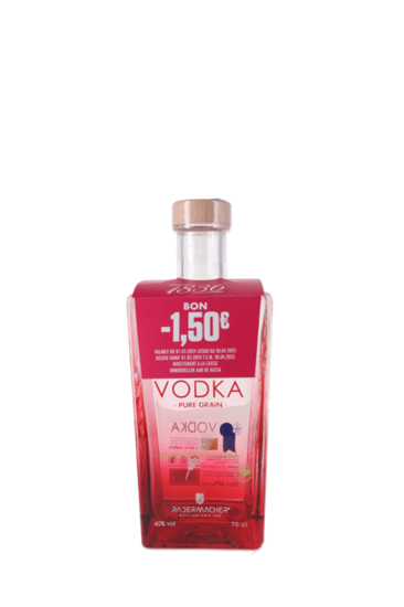Image sur 1836 Belgian Organic Vodka + Bon 1.5 € 40° 0.7L