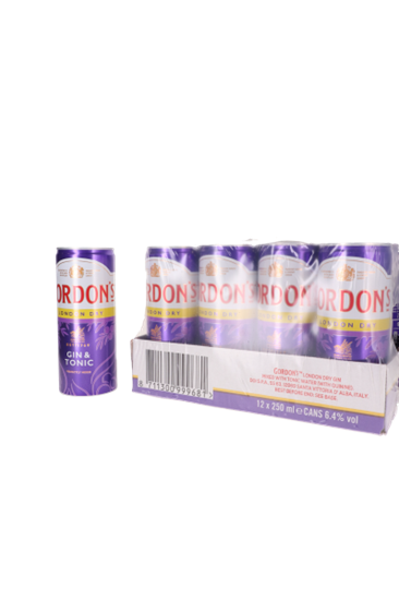Image sur Gordon's & Tonic Cans 6.4° 0.25L