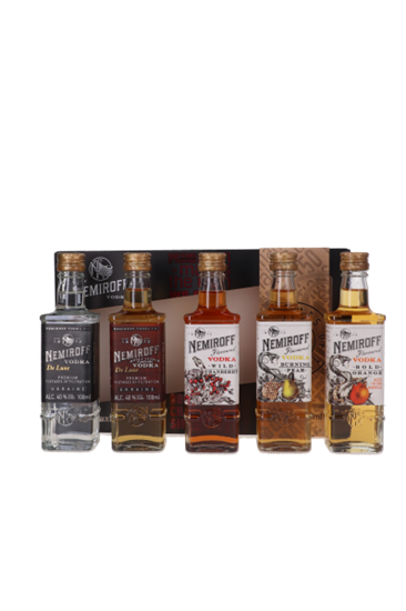 Image sur Nemiroff Vodka Mix Pack 5 x 10 cl 40° 0.5L