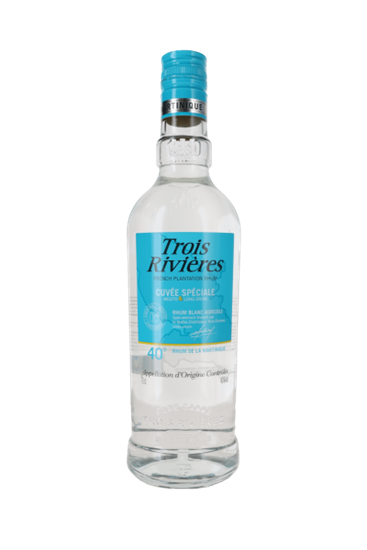 Image sur Trois Rivières Rhum Blanc Agricole Cuvée Spéciale 40° 0.7L