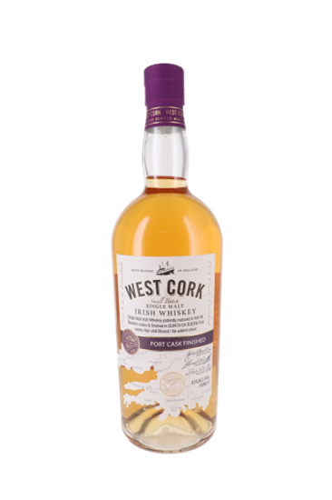 Image sur West Cork Single Malt Whiskey Port Cask Finish 43° 0.7L