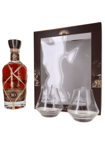 Image sur Plantation Rum Barbados Extra 20th Anniversary + 2 Verres 40° 0.7L