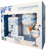 Image de Black Pig Costa Alentejana Gin + Verre 40° 0.5L