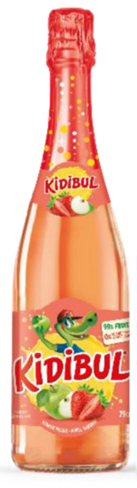 Image sur Kidibul Pomme Fraise (New Bottle)  0.75L