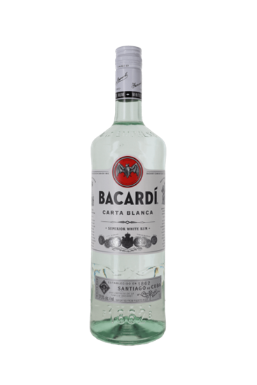 Image sur Bacardi Carta Blanca 37.5° 1L