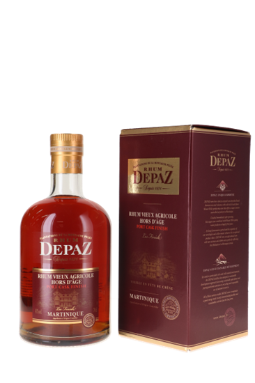 Image sur Depaz Rhum Vieux Agricole Hors D'Age Port Cask Finish 45° 0.7L