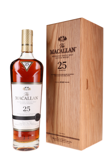 Image sur Macallan 25 Years Sherry Oak 43° 0.7L