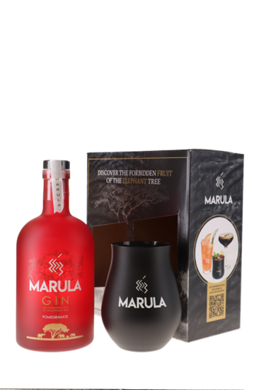 Image sur Marula Gin Pomme Grenade + Verre 40° 0.5L