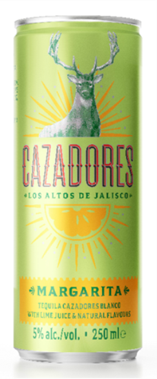 Image sur Cazadores Margarita Can 5° 0.25L