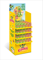 Image de Display Kidibul Cans Mix (120 Pomme, 80 Pomme Fraise, 40 Pomme Tropical)  60L