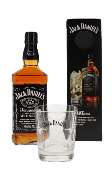 Image sur Jack Daniel's Old N°7 + Verre 40° 0.7L