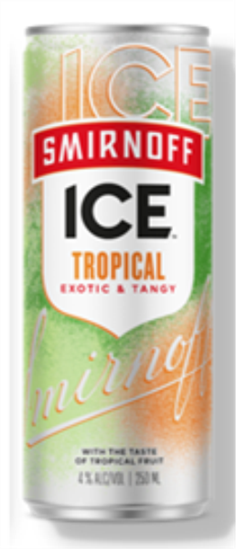 Image sur Smirnoff Ice Tropical Exotic & Tangy Can 4° 0.25L