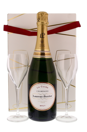 Image sur Laurent Perrier La Cuvée + 2 Verres 12° 0.75L