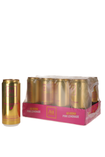 Image sur Au Vodka Pink Lemonade Can 5° 0.33L