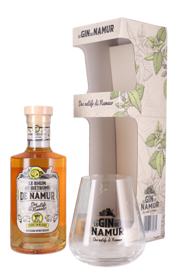 Image sur Le Rhum De Namur + Verre 40° 0.5L