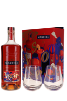 Image de Martell VSOP + 2 Verres 40° 0.7L